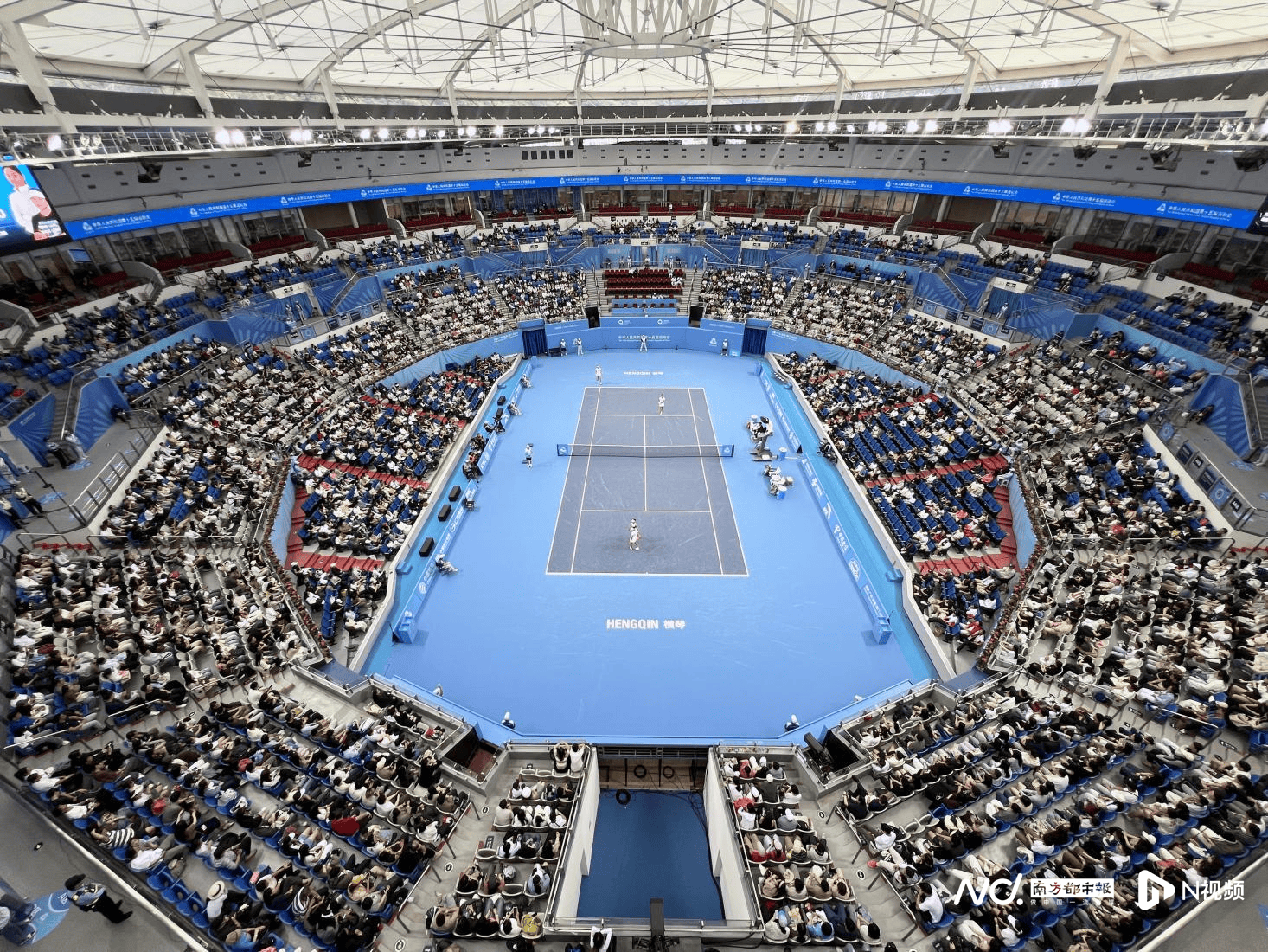 十五运网球单项比赛进行时!王欣瑜、商竣程将出战第二轮比赛