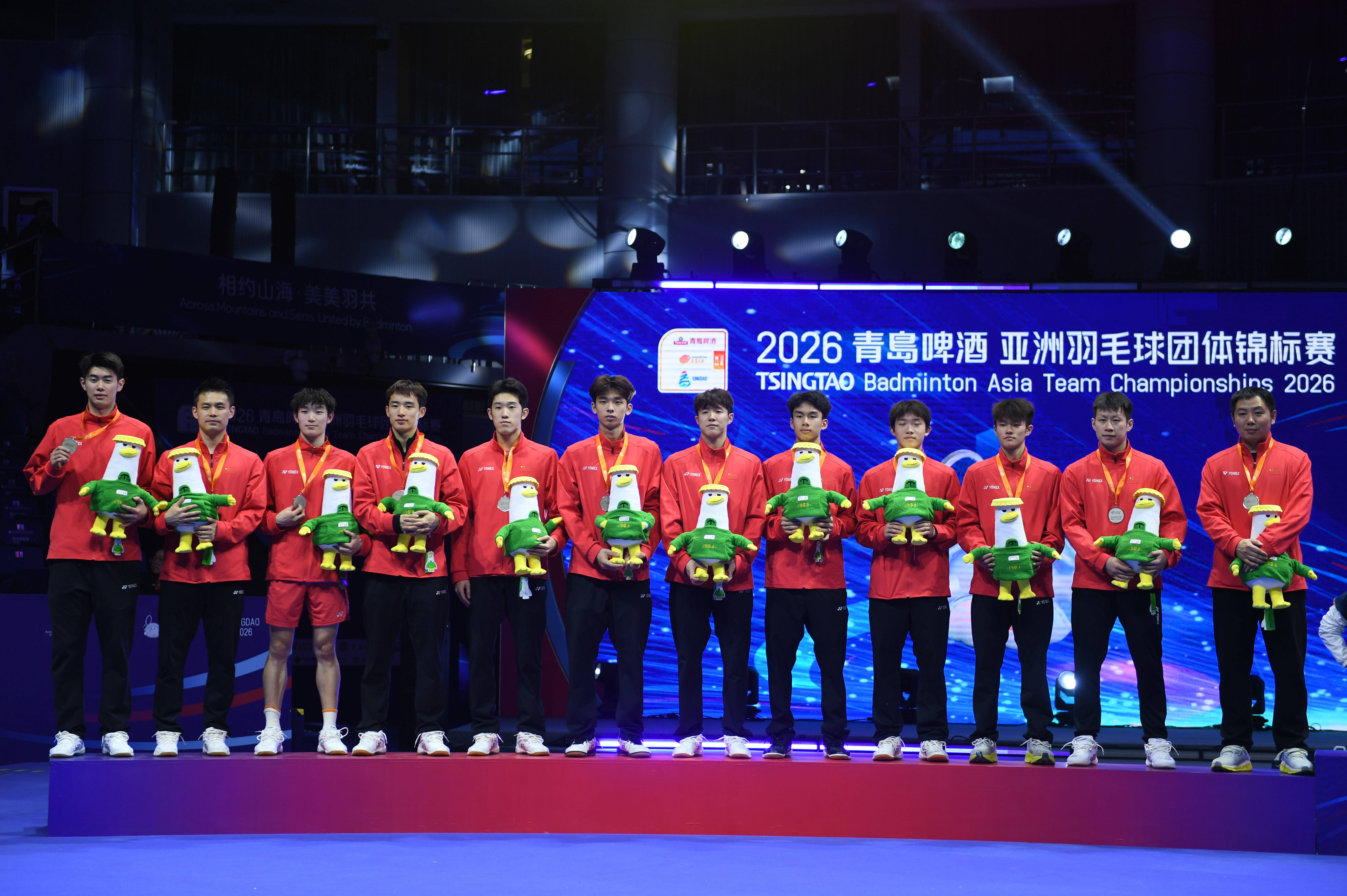 (体育)羽毛球——2026亚洲团体锦标赛:中国获得男子团体亚军